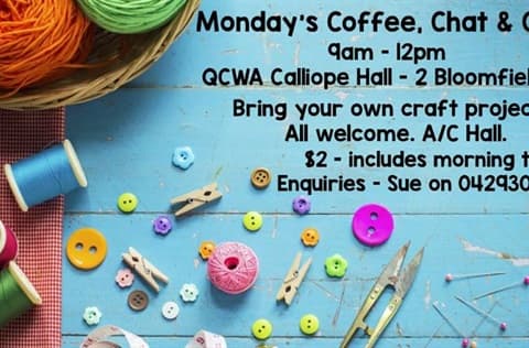 Monday Coffee, Chat & Craft