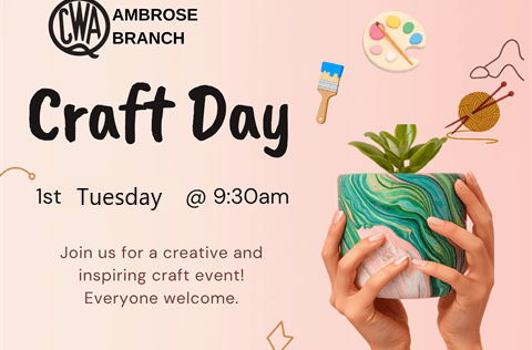 QCWA Ambrose - Craft Day