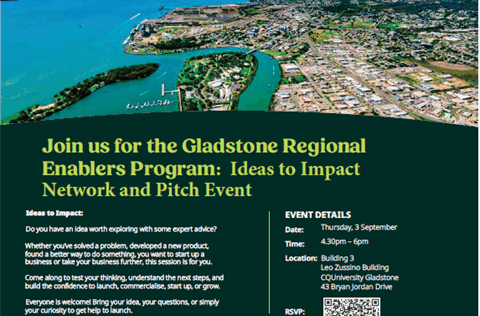 Regional Enablers Program Network and Pitch Event: Ideas to Impact